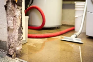 restoration and cleaning of water damage flooring